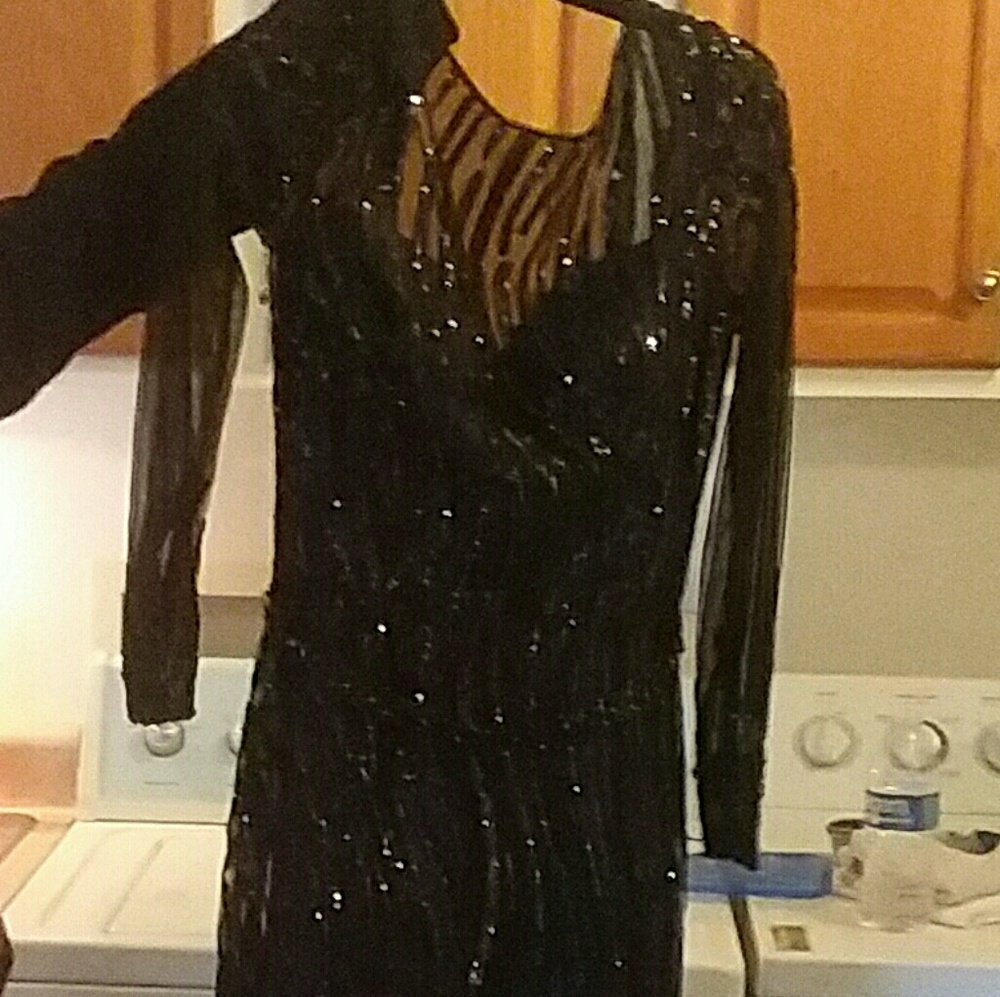 Black Sonora Evening Gown